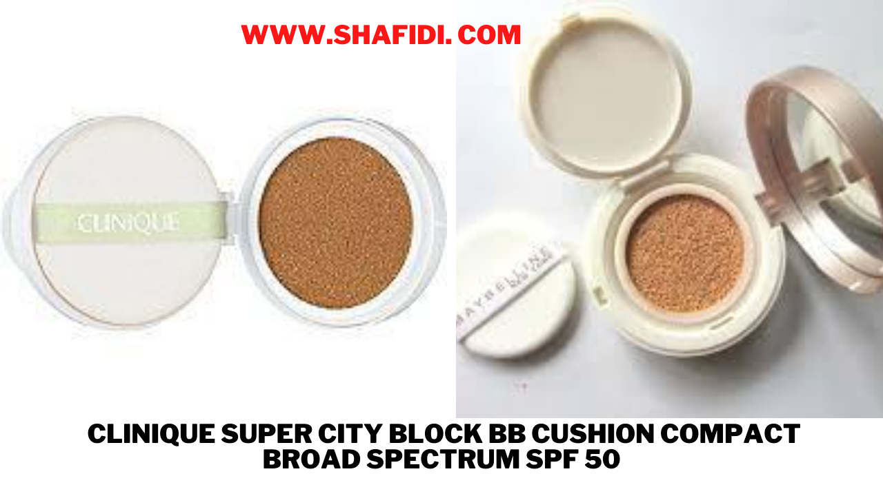 C) CLINIQUE SUPER CITY BLOCK BB CUSHION COMPACT BROAD SPECTRUM SPF 50